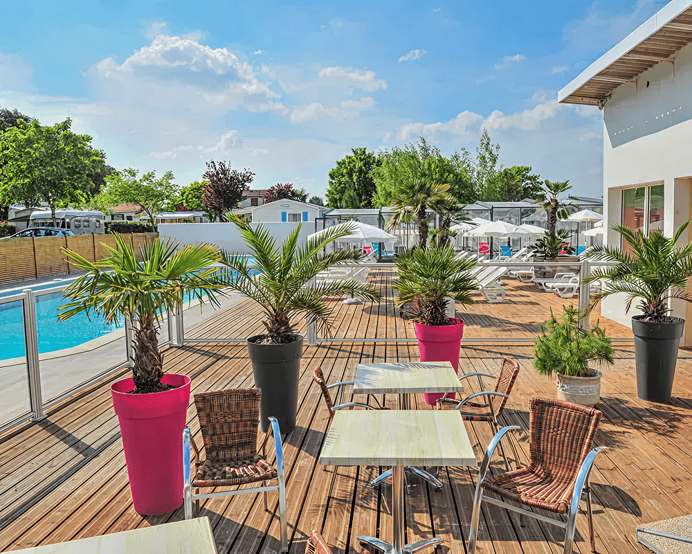 camping with restaurant saint palais sur mer camping des 2 plages