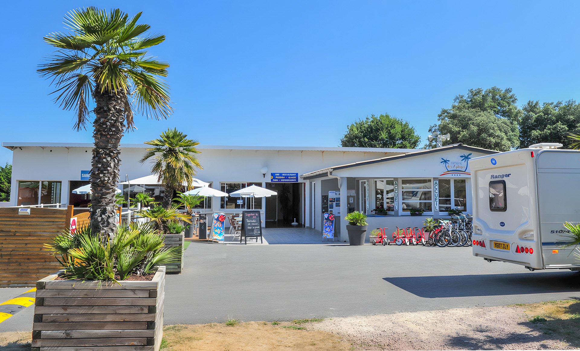 camping royan reception